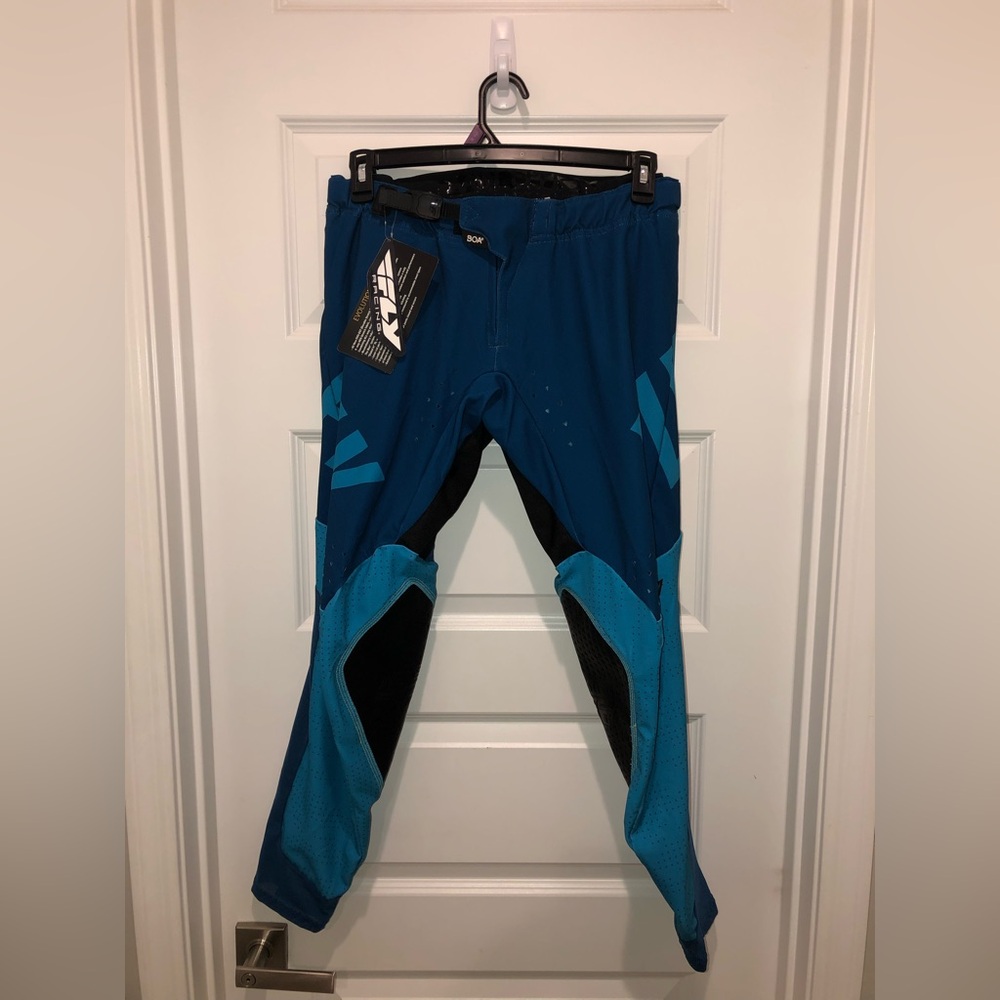 NWT Fly Racing Evolution DST Navy/Blue BOA Motorcross BMX Motorcycle Pants sz 32